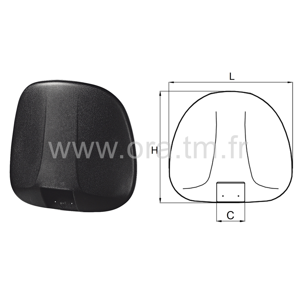 ERGON - ASSISE DOSSIER TAPISSE - ELEMENTS DE CHAISE